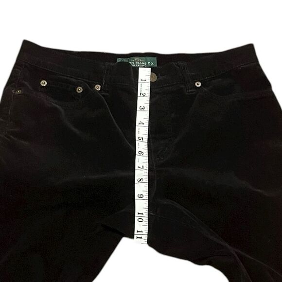 Ralph Lauren Black Corduroy Classic Bootcut Pants, Size 6 - Picture 9 of 10